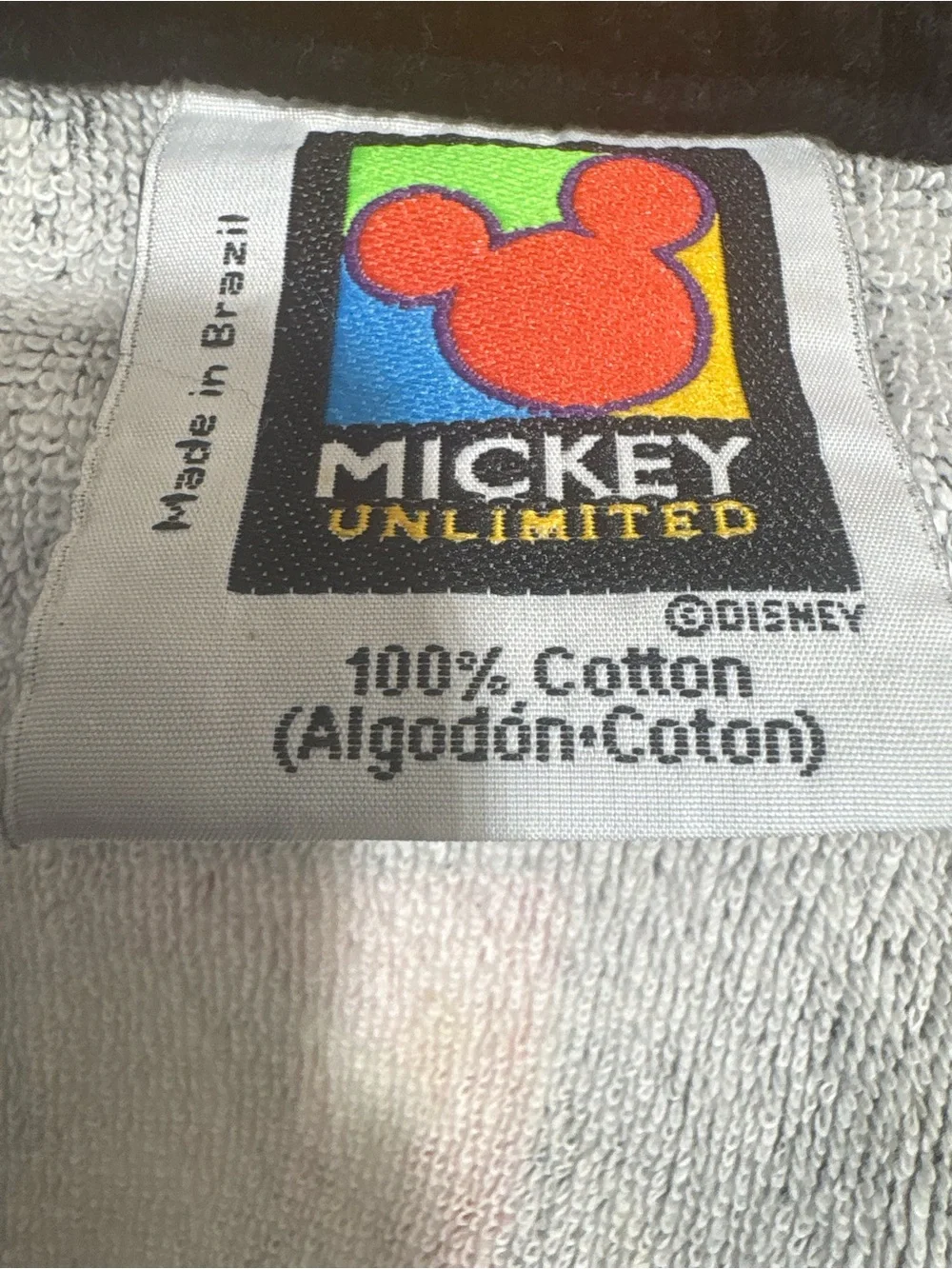 Mickey Mouse Black & Red Beach Towel - Classic Disney Design